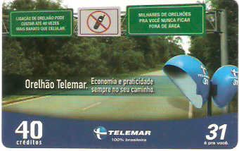 Phonecard: Orelhão Da Telemar É Que Nem Amigo - Casal - 2383 (Telemar RJ  02, Rio de Janeiro (Telerj), Brazil(Orelhão Da Telemar é Que Nem Amigo  (RJ)) Col:BR-RJ-2129B